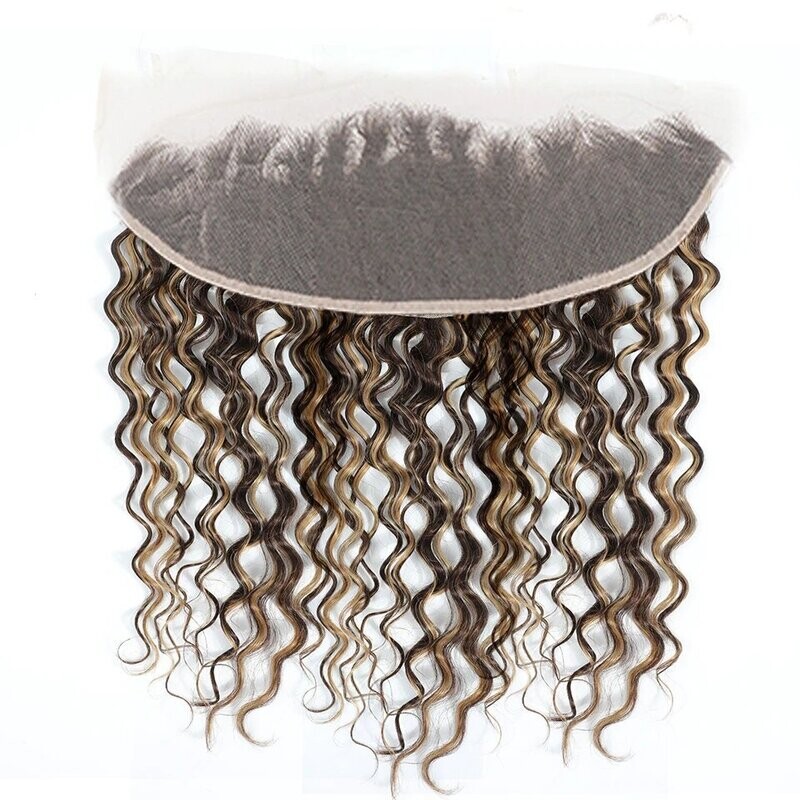 Echthaar-Closure - Water Wave - 50 cm / 20 inch, Farbe P4/27 Echthaar-Closure - Water Wave - 50 cm / 20 inch, Farbe P4/27