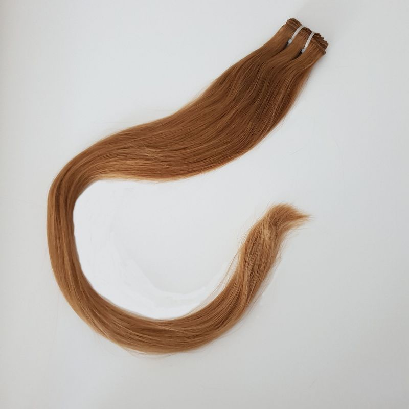 Indisches Tempelhaar  - Glatt - Hellbraun - ab 60 cm