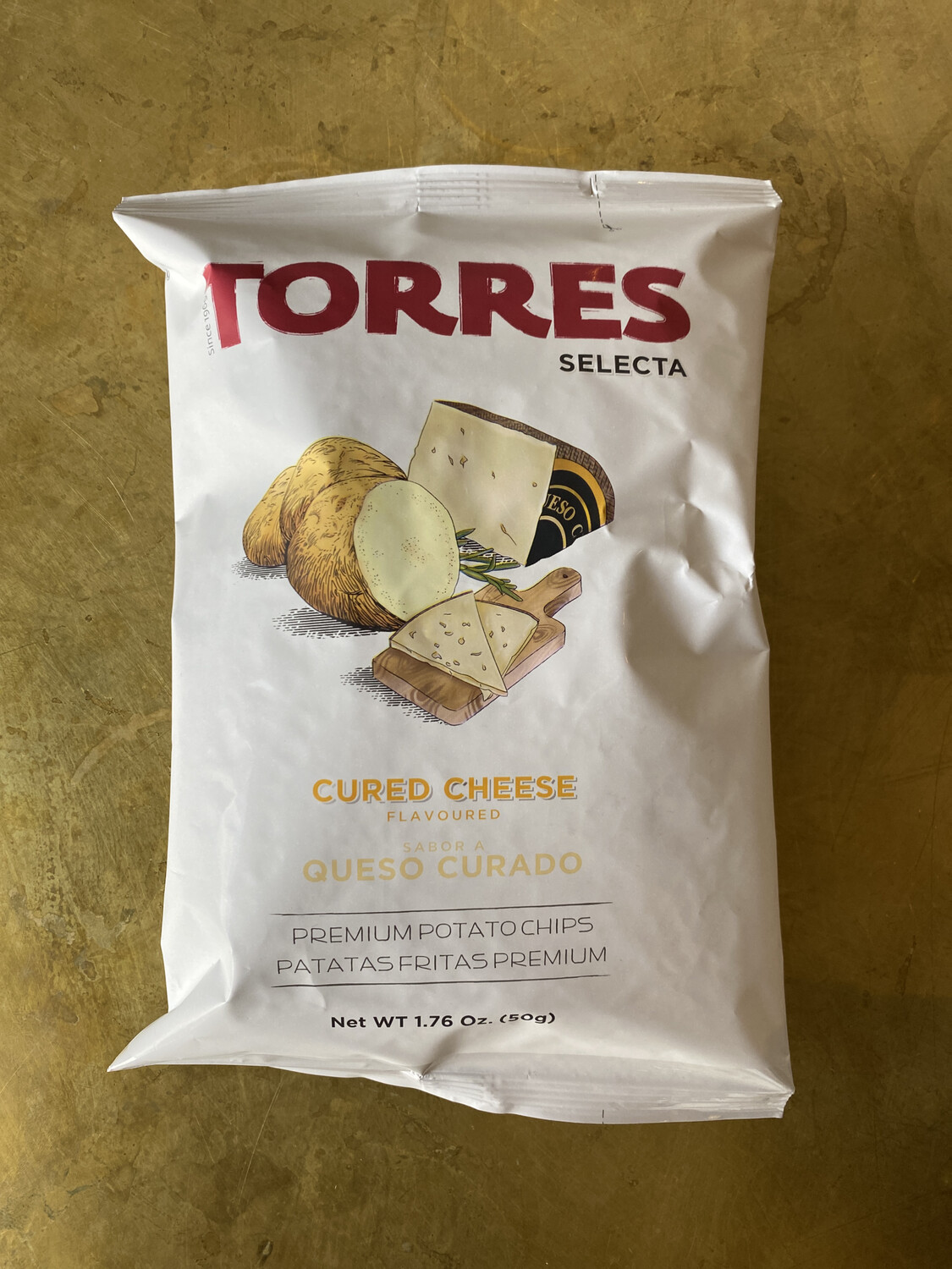 Torres Mediterranean Sea Salt Potato Chips SNACK SIZE