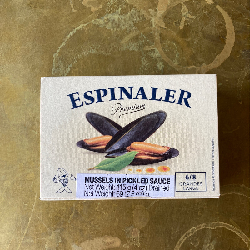 Espinaler Mussels in Pickled Sauce