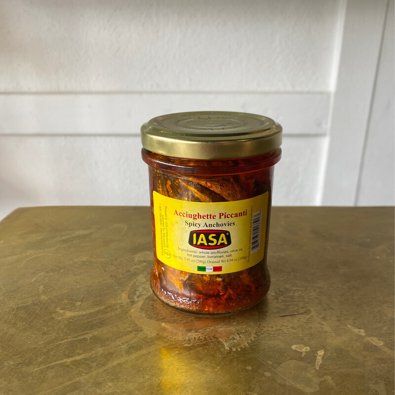IASA Spicy Anchovies in Olive Oil
