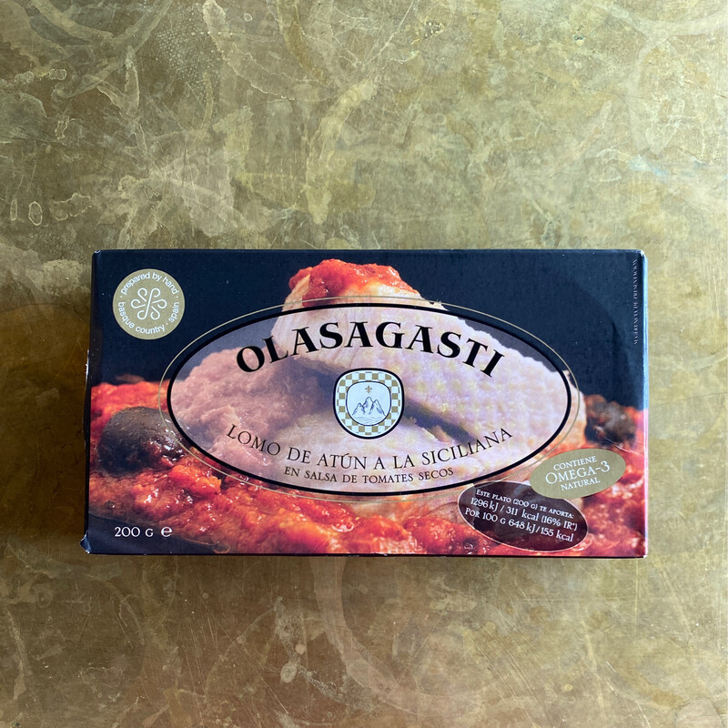 Olasagasti Tuna Fillets w/ Sun Dried Tomatoes