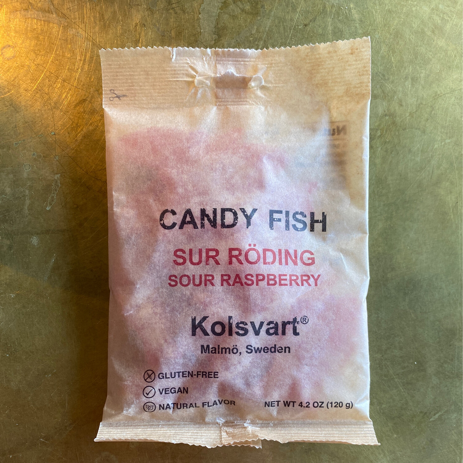 Kolsvart Sour Raspberry Fish