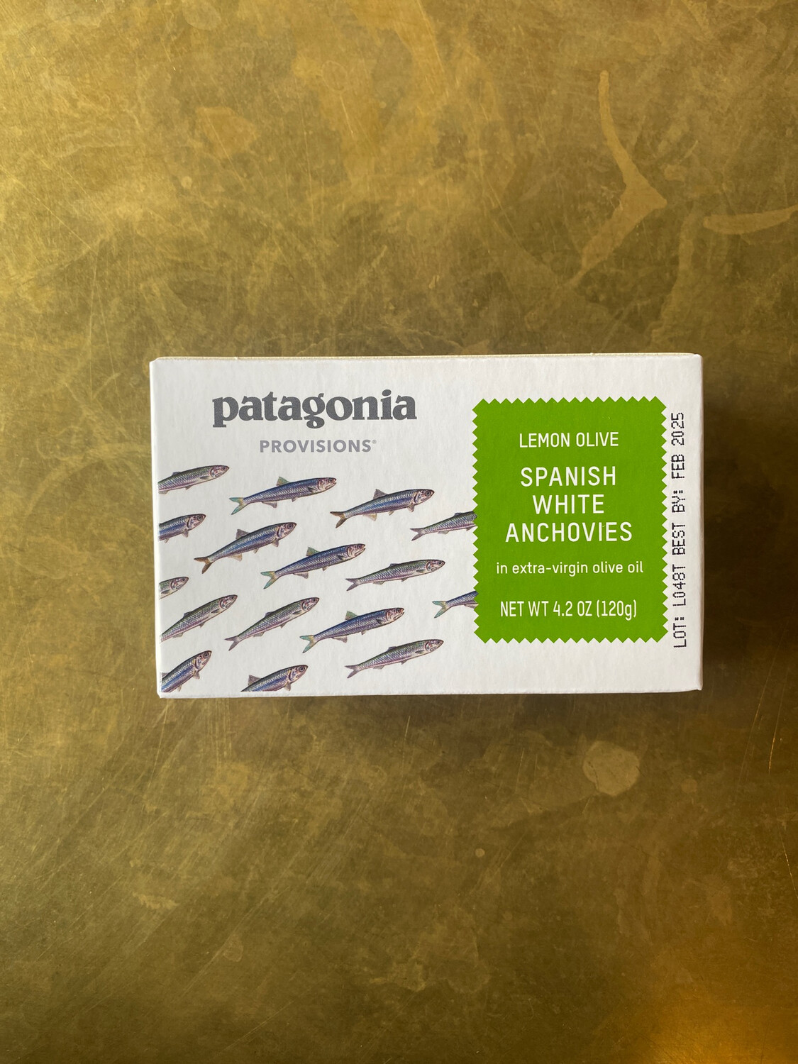 Patagonia Spanish Lemon Olive White Anchovies