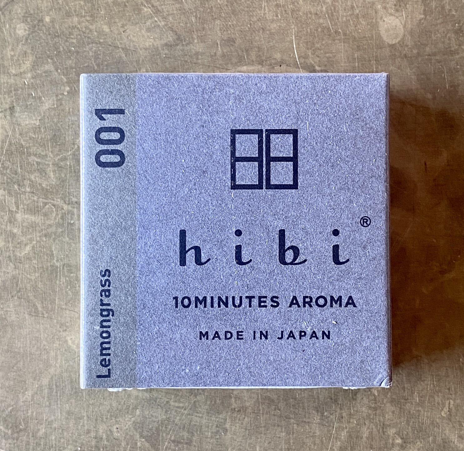Hibi Match - Box of 8 Incense Matches - Lemongrass