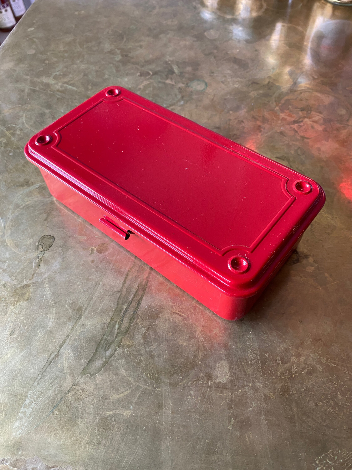 Toyo - Steel Stackable Storage Box T-190 - Red