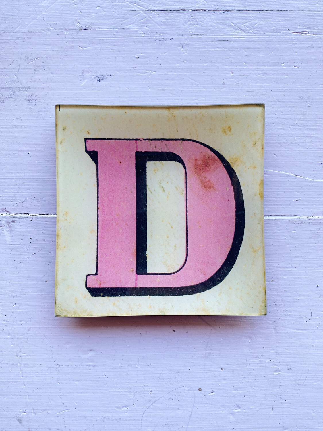 John Derian Block Letter "D"