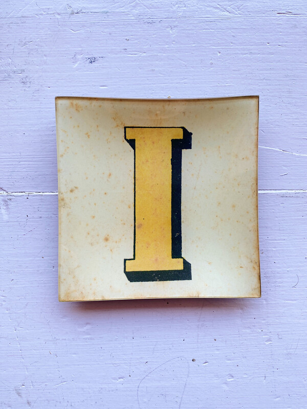 John Derian Block Letter "I"