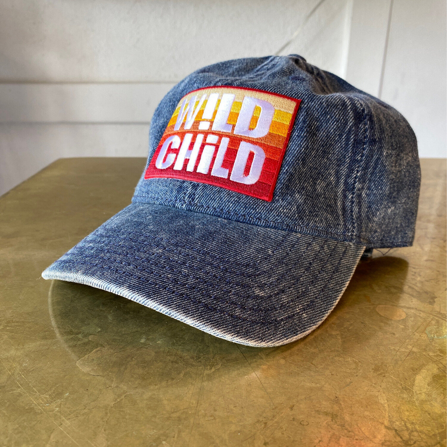 Wild Child Adult Hat - Denim