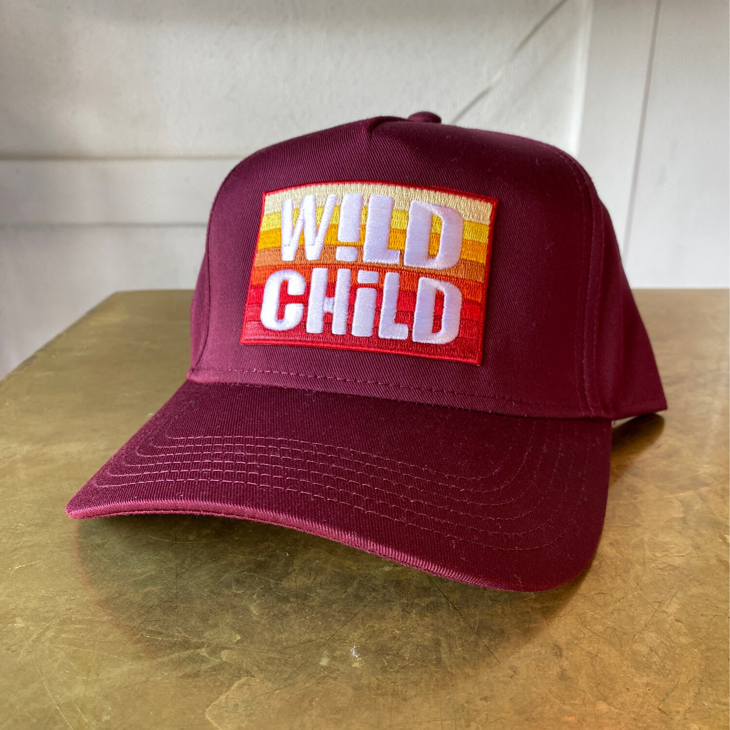 Wild Child Adult Hat - Maroon