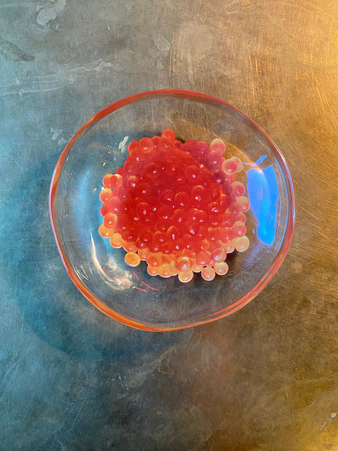 Real Object Mini Plate - Salted Salmon Roe