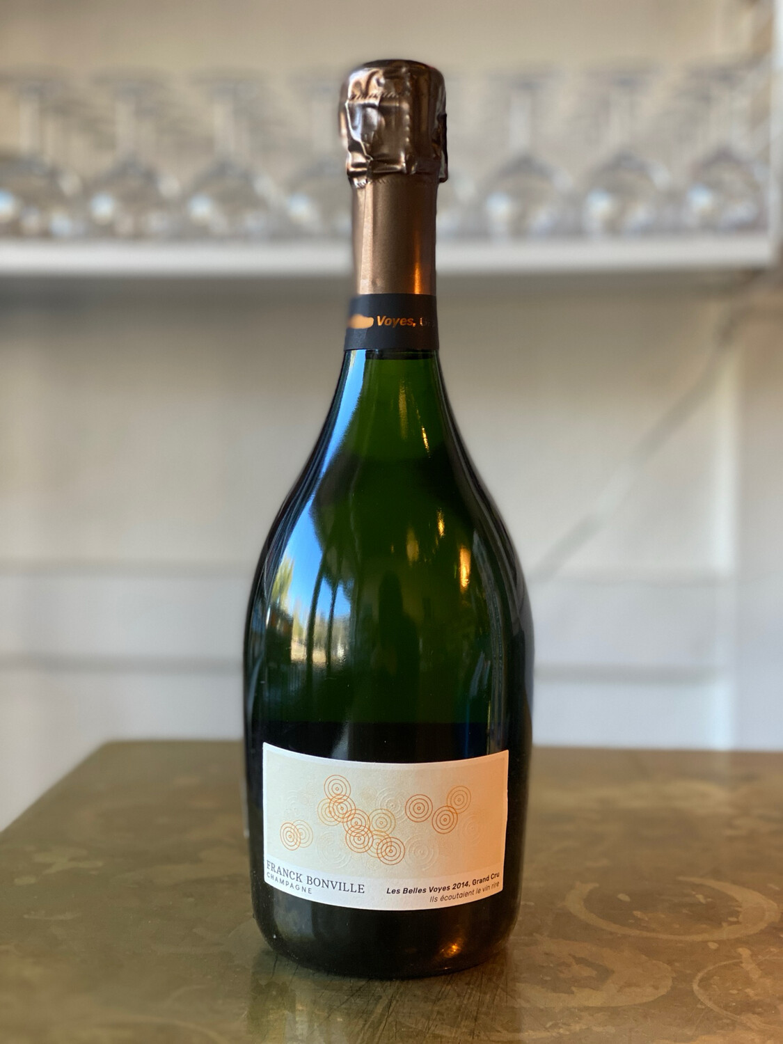 Champagne Franck Bonville, 'Les Belles Voyes,' Millesime, Oger Grand Cru, Blanc de Blancs Brut (2014)