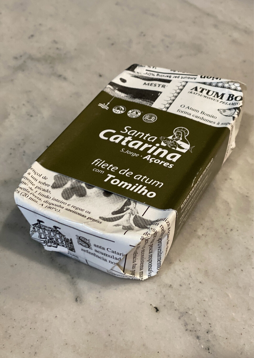 Santa Catarina Gourmet Tuna Fillets with Thyme and Olive Oil