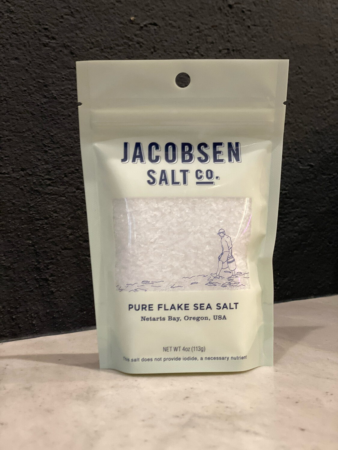 Jacobsen Salt Co. Pure Flake Sea Salt 4oz Bag