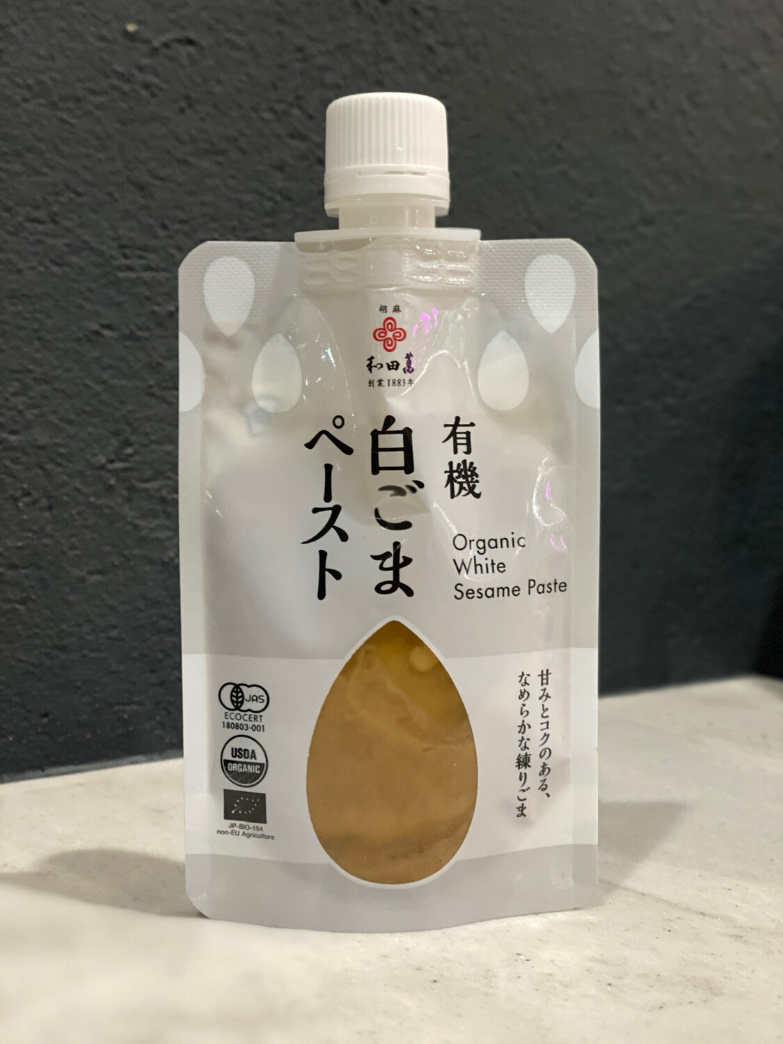 Wadaman - White Sesame Paste, Organic 80g pouch