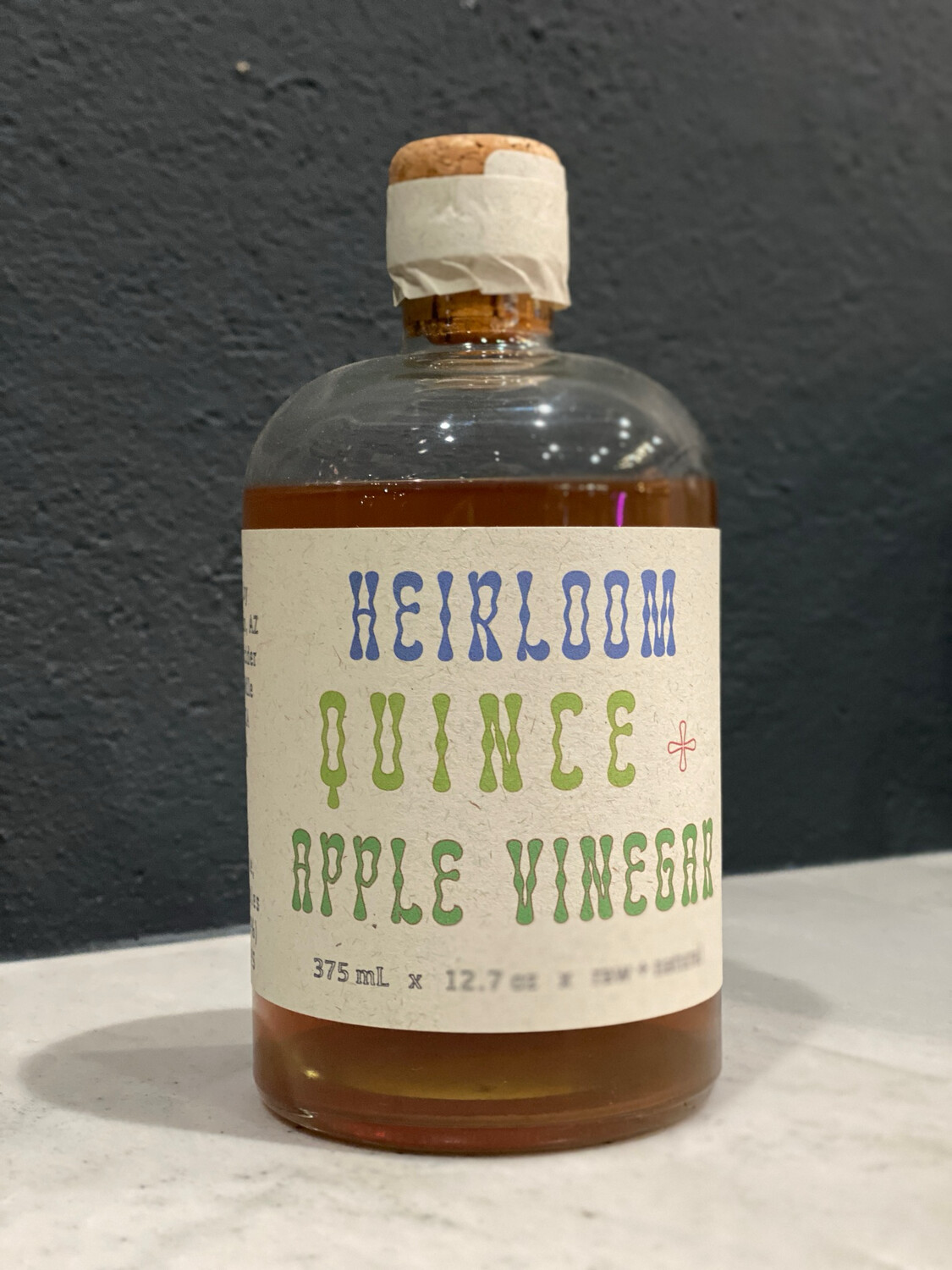 Vinegaroon Heirloom Quince & Apple Vinegar 375ml