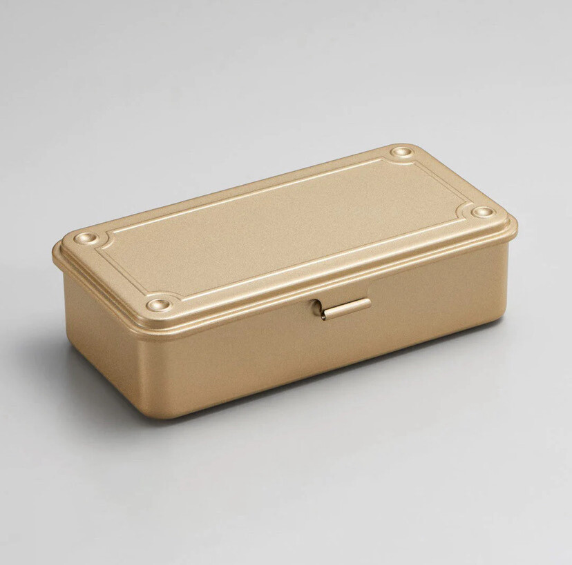 Toyo - Steel Stackable Storage Box T-190 - Gold