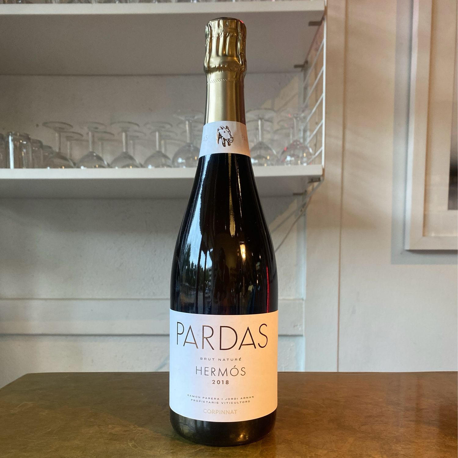 Celler Pardas &#39;Hermos&#39; Brut Nature Corpinnat (2018)
