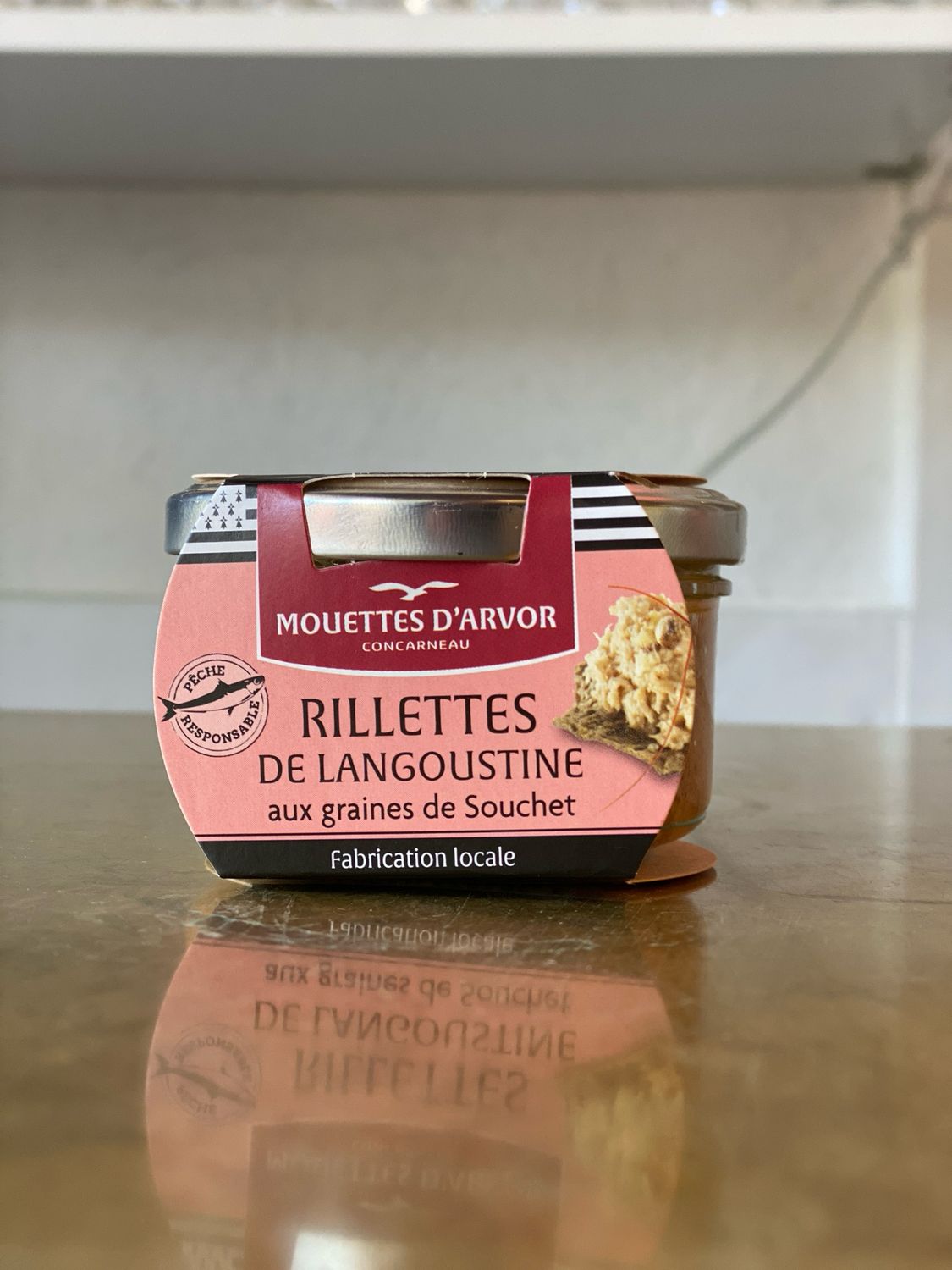 Les Mouettes d&#39;Arvor Rillette Langoustines with Tigernuts