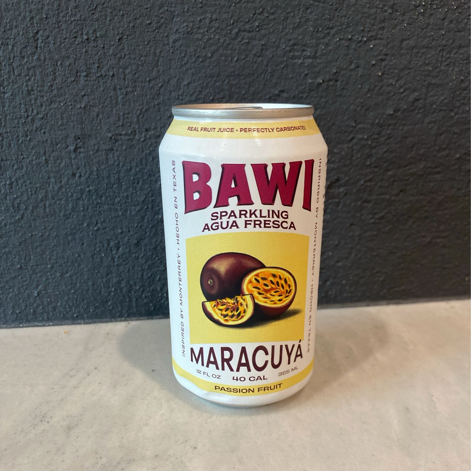 Bawi La Maracuya Sparkling Agua Fresca