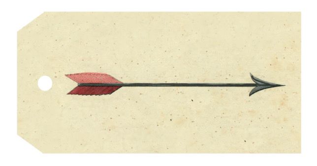 John Derian Arrow Gift Tags - Pack of 5