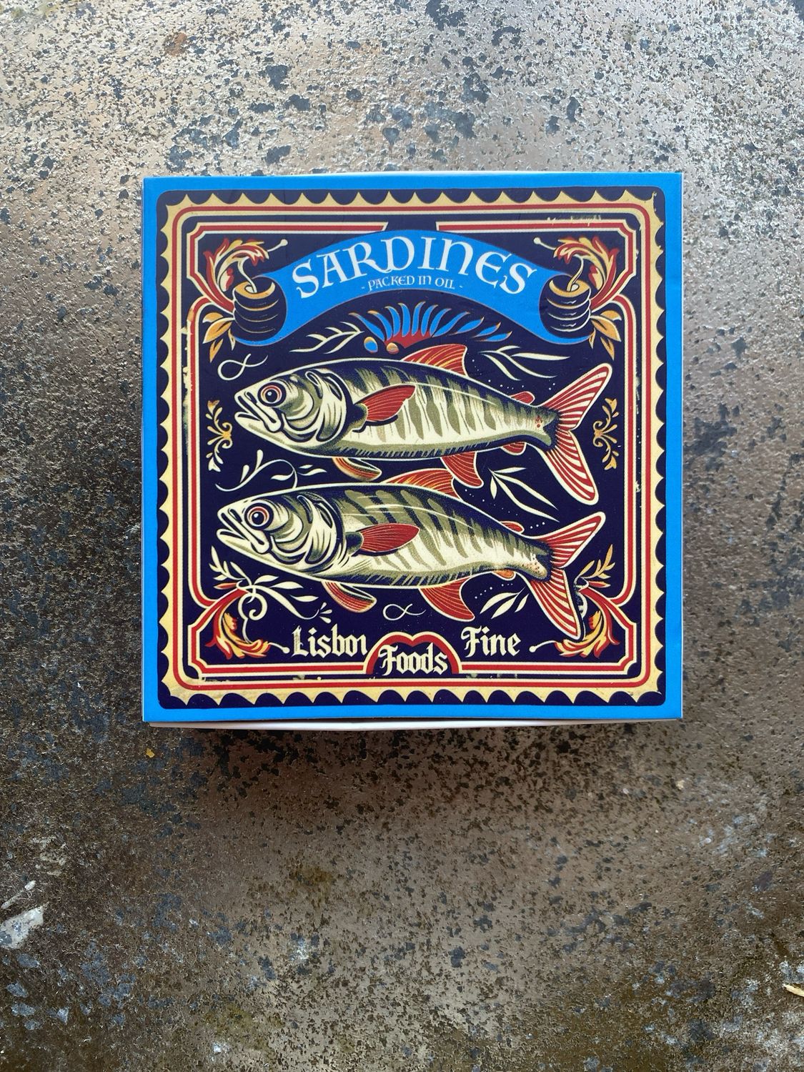 Lisbon Fine Foods Sardines Luxury Safety Match Box