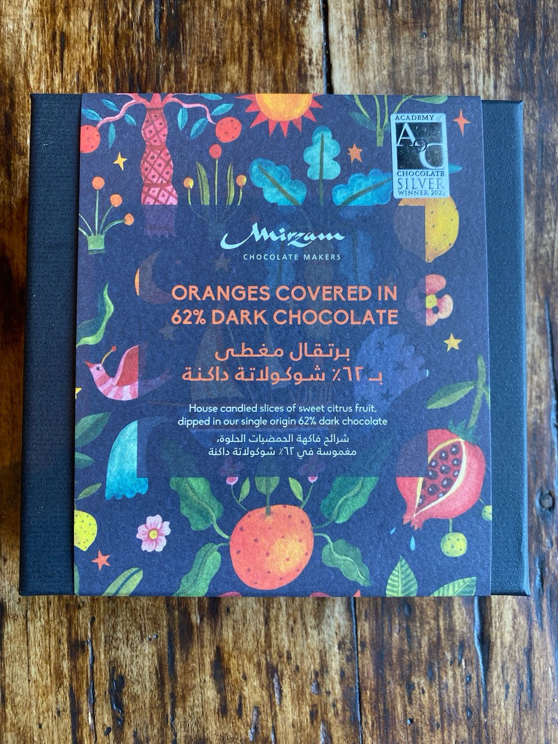 Mirzam Oranges Covered in Dark Chocolate 