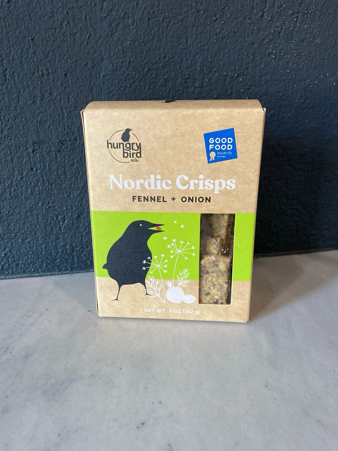Hungry Bird Eats Fennel + Onion Nordic Crisps