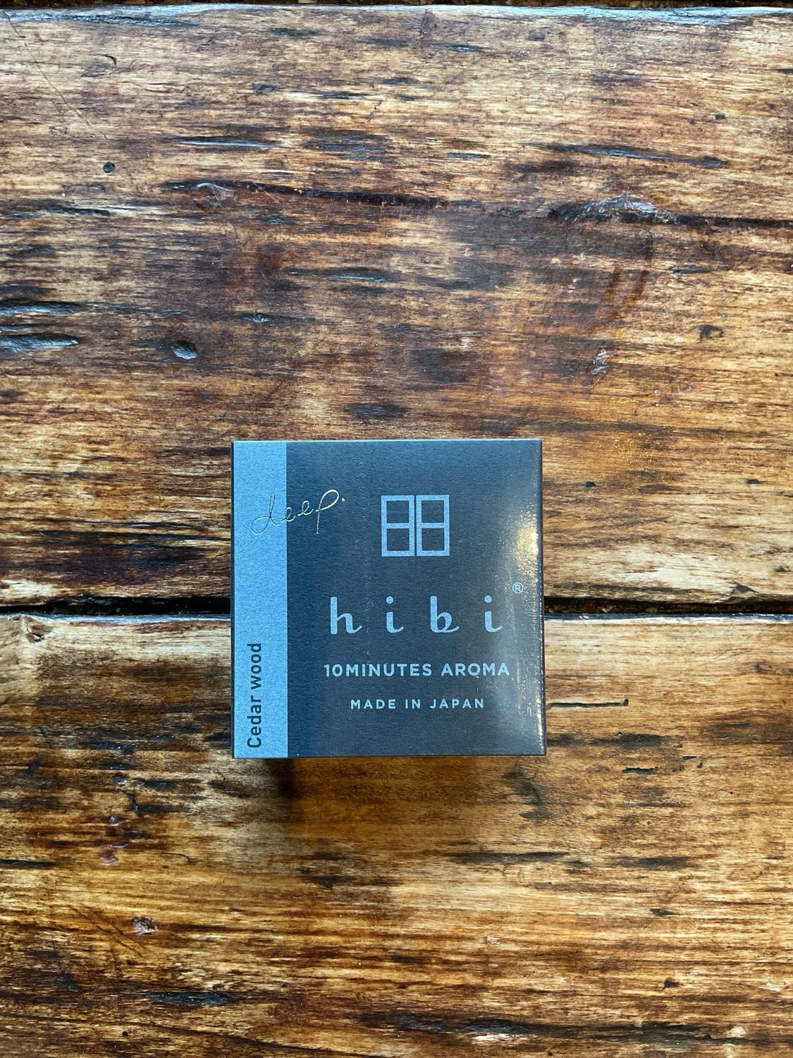 Hibi Match - Box of 8 Incense Matches - Cedarwood
