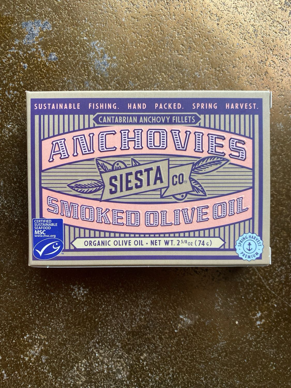 Siesta Co. Anchovies in Smoked Olive Oil
