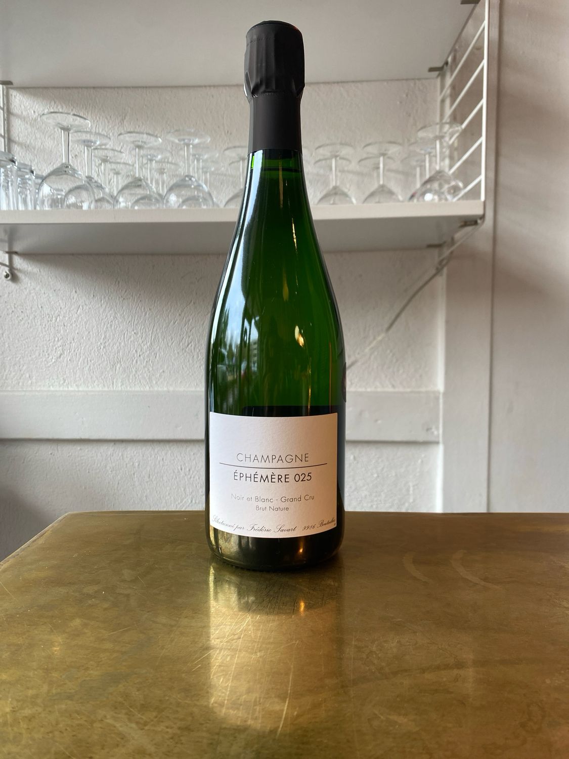 Champagne Ephemere (Savart) &#39;Lot 025 Noirs et Blanc&#39; Grand Cru Brut Nature (2018)