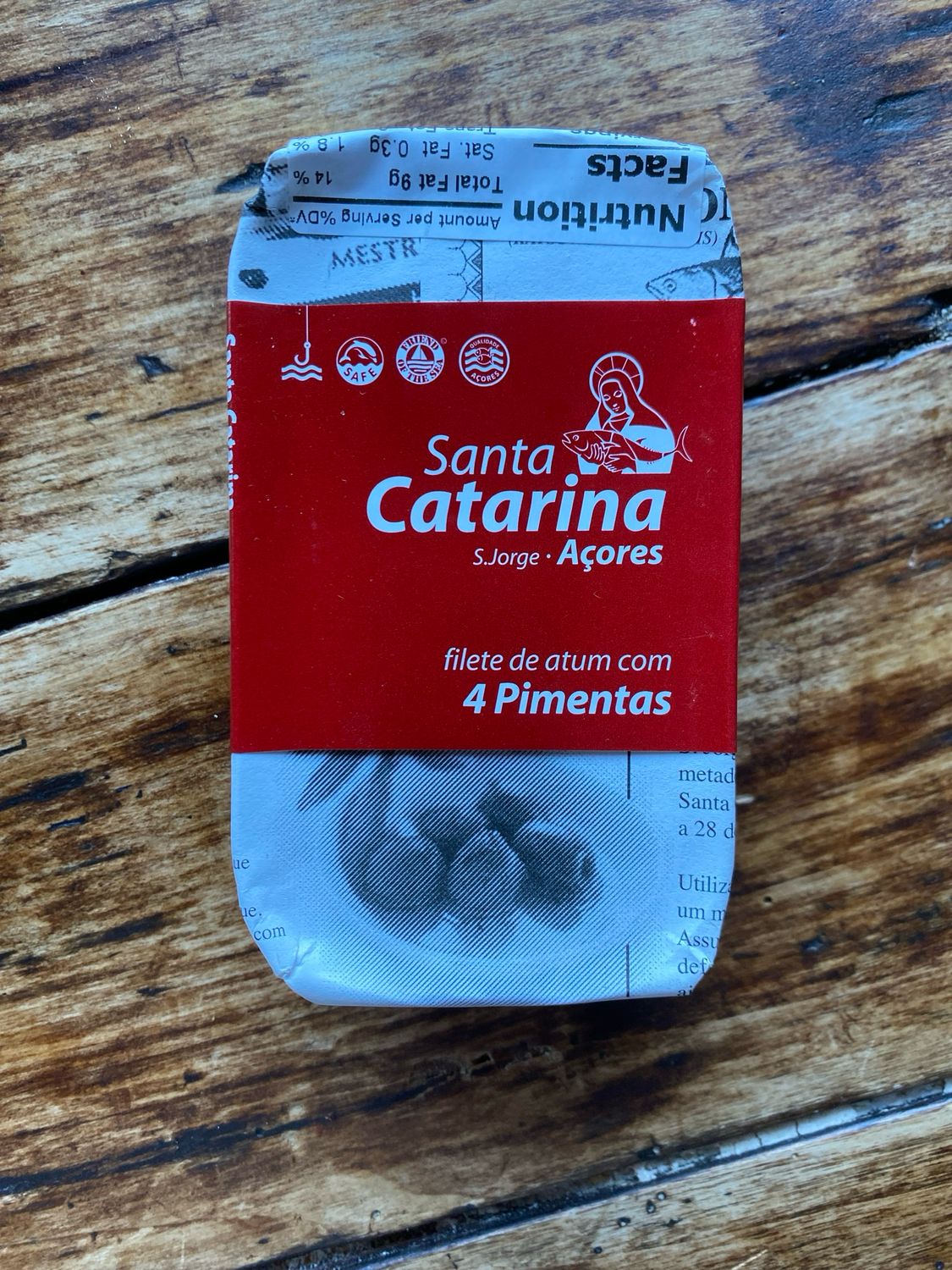 Santa Catarina Gourmet Tuna Fillets with 4 Peppers and Olive