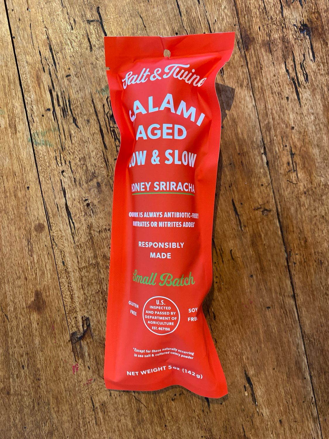 Salt &amp; Twine Honey Sriracha Salami