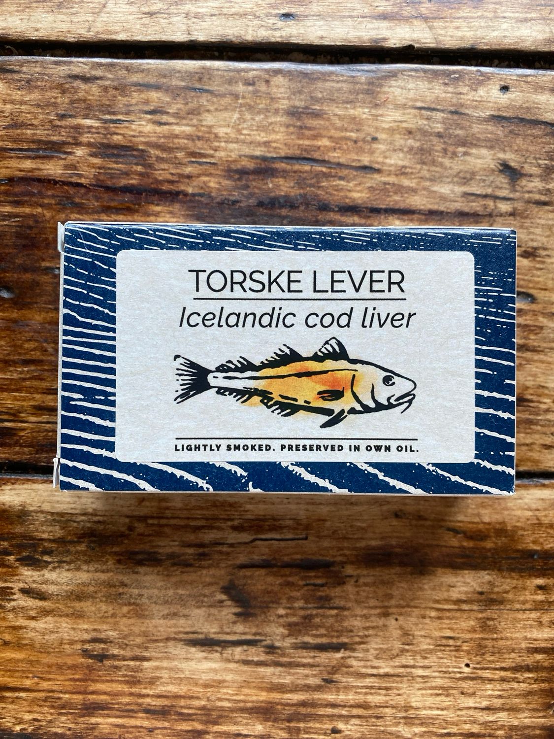 Fangst Torske Lever Smoked Cod Liver