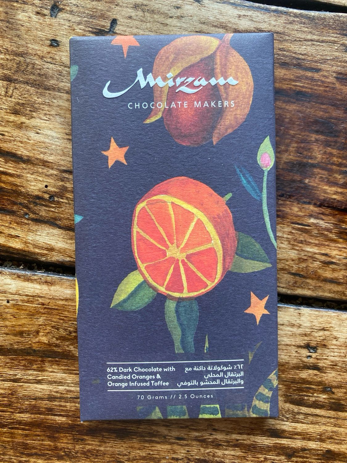 Mirzam Dark Chocolate with Candied Orange