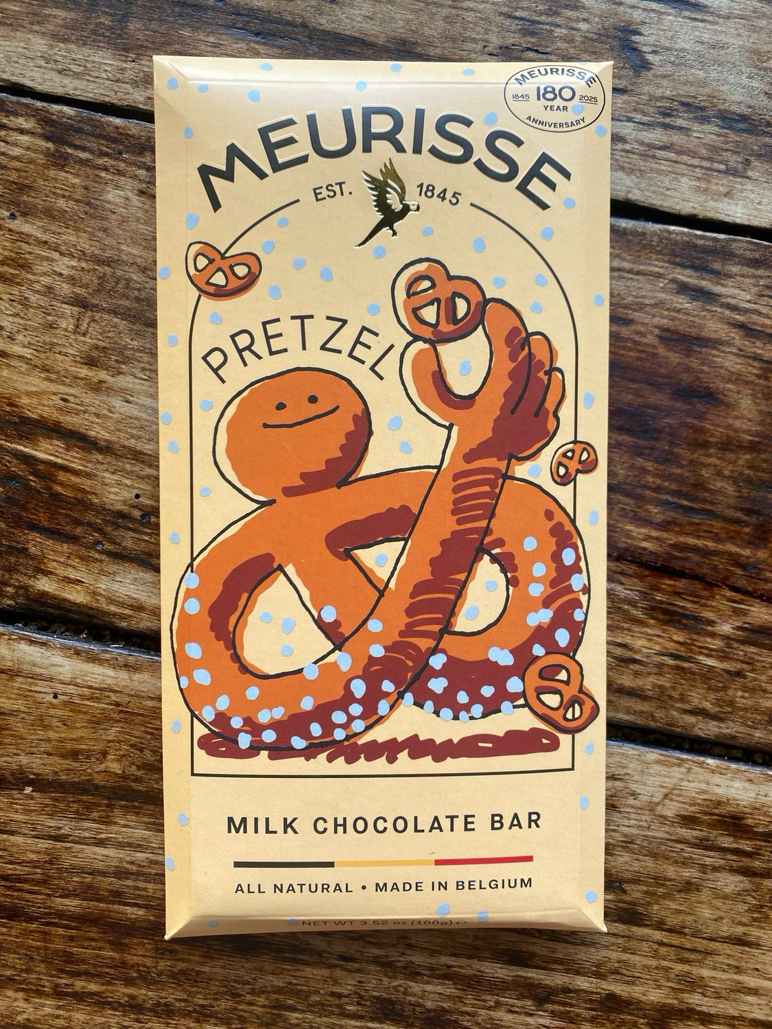 Meurisse Chocolate Pretzel Milk Chocolate