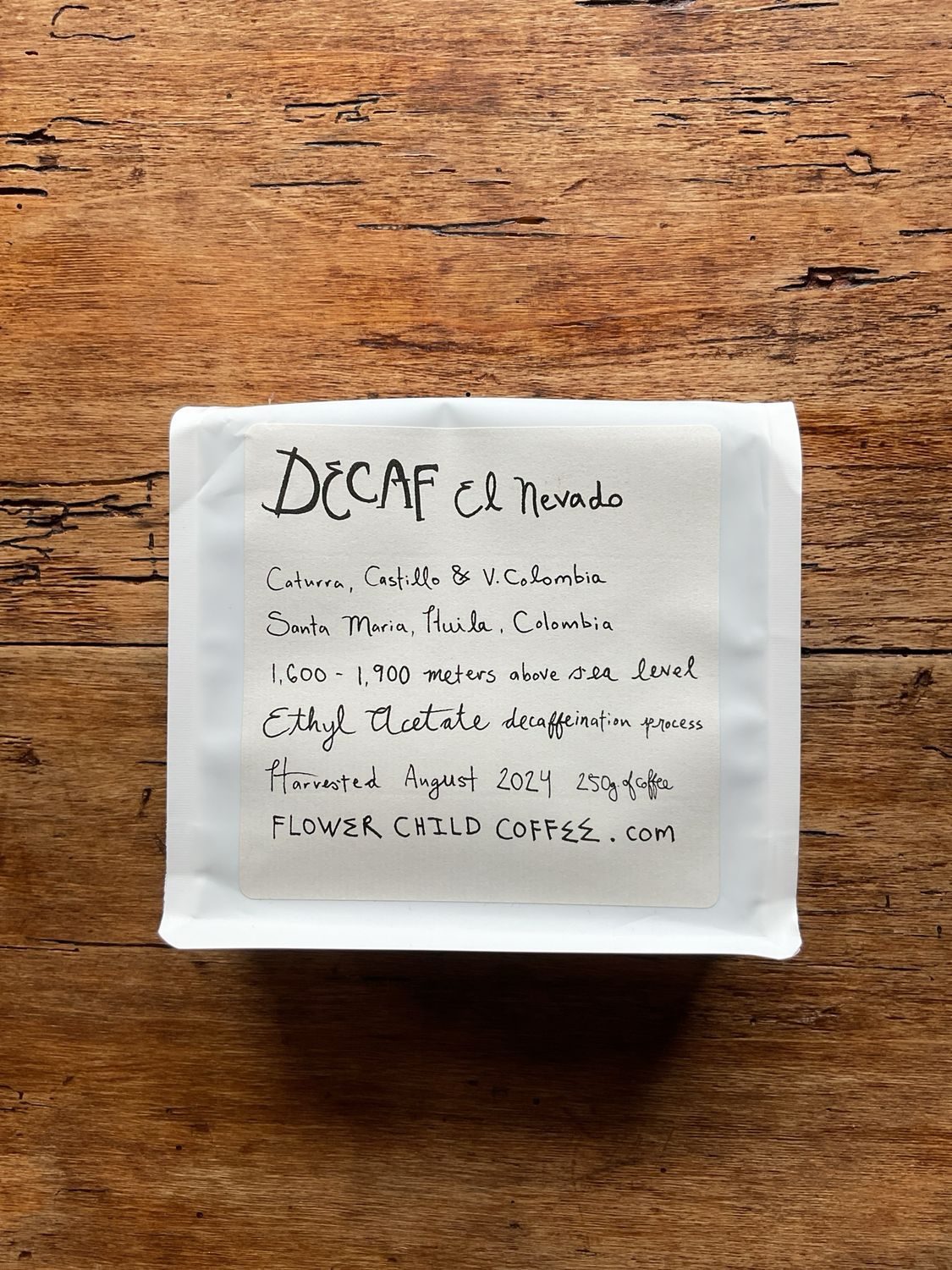 Flower Child Coffee Decaf El Nevado