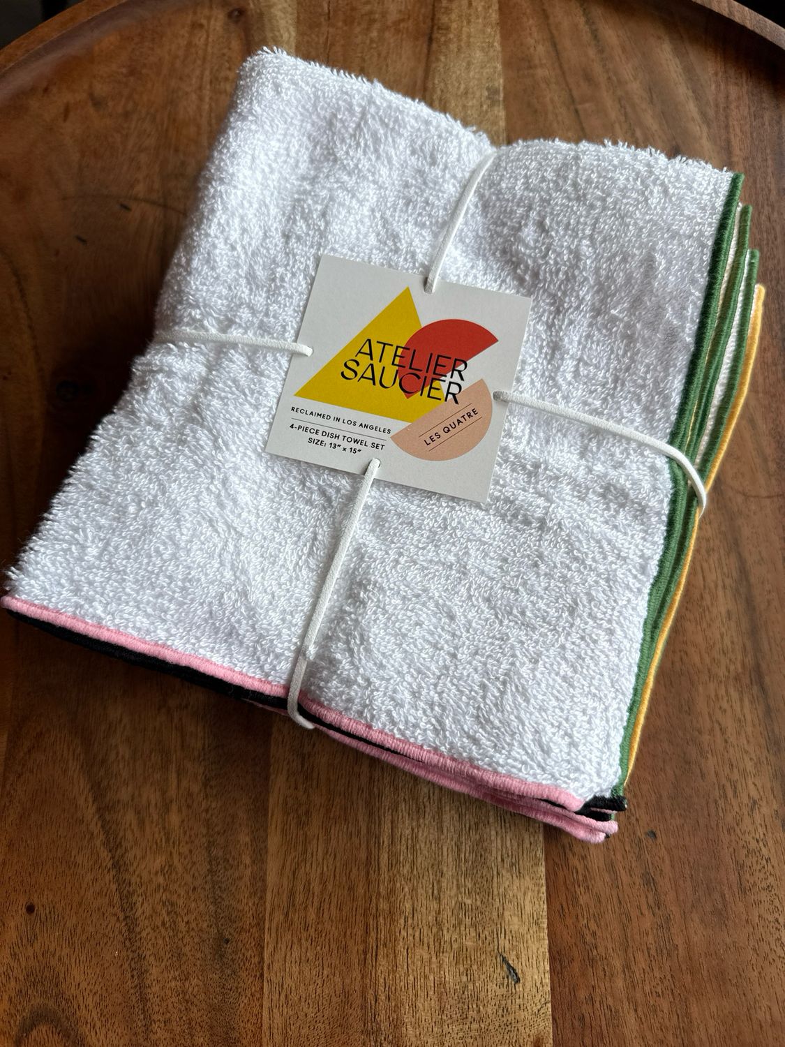 Atelier Saucier Macaw French Terrycloth Dish Towels - Set of 4