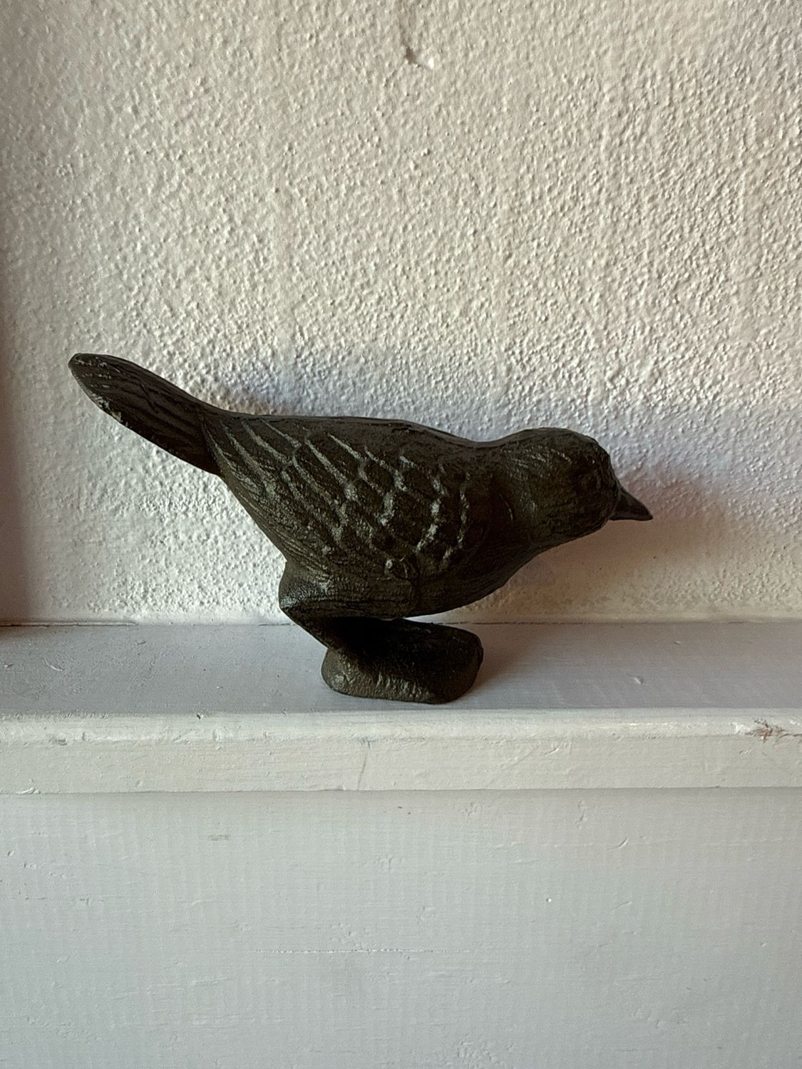 Cast Iron Perched Bird