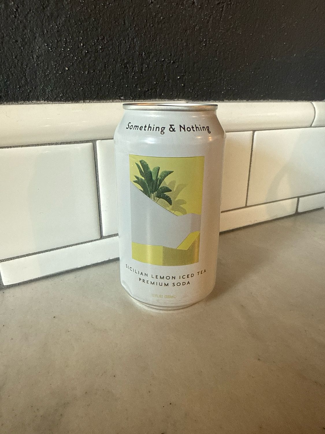 Something &amp; Nothing Sicilian Lemon Iced Tea Soda