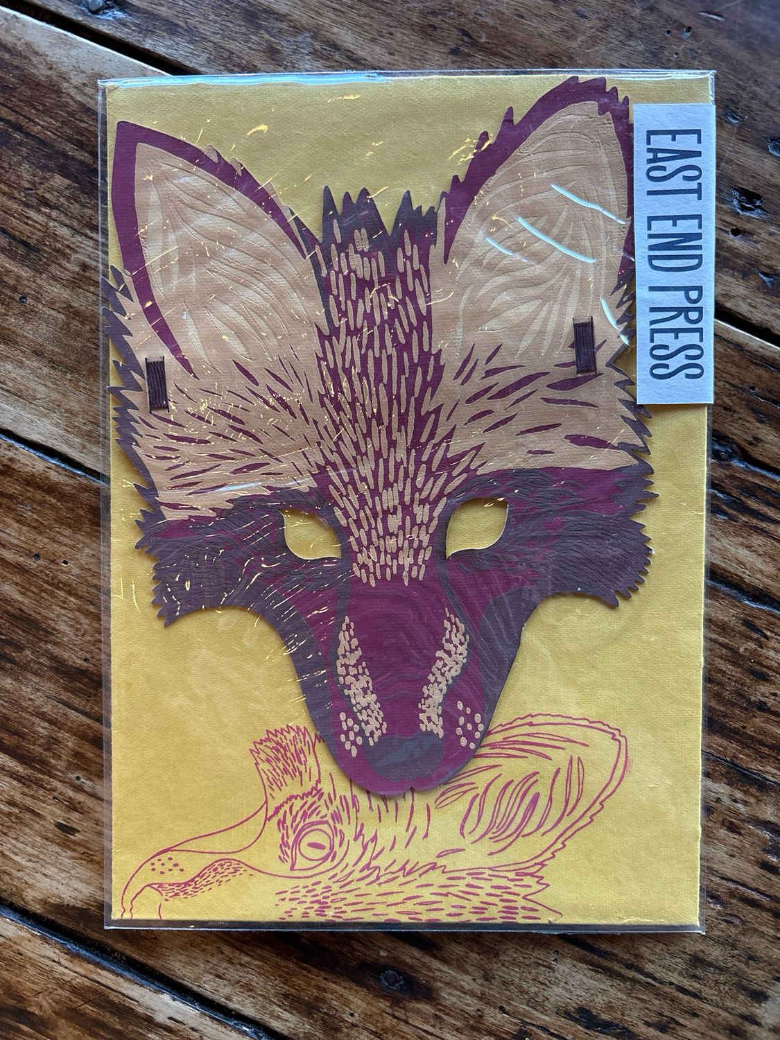 Fox Mask Greeting Card Fox Mask Greeting Card