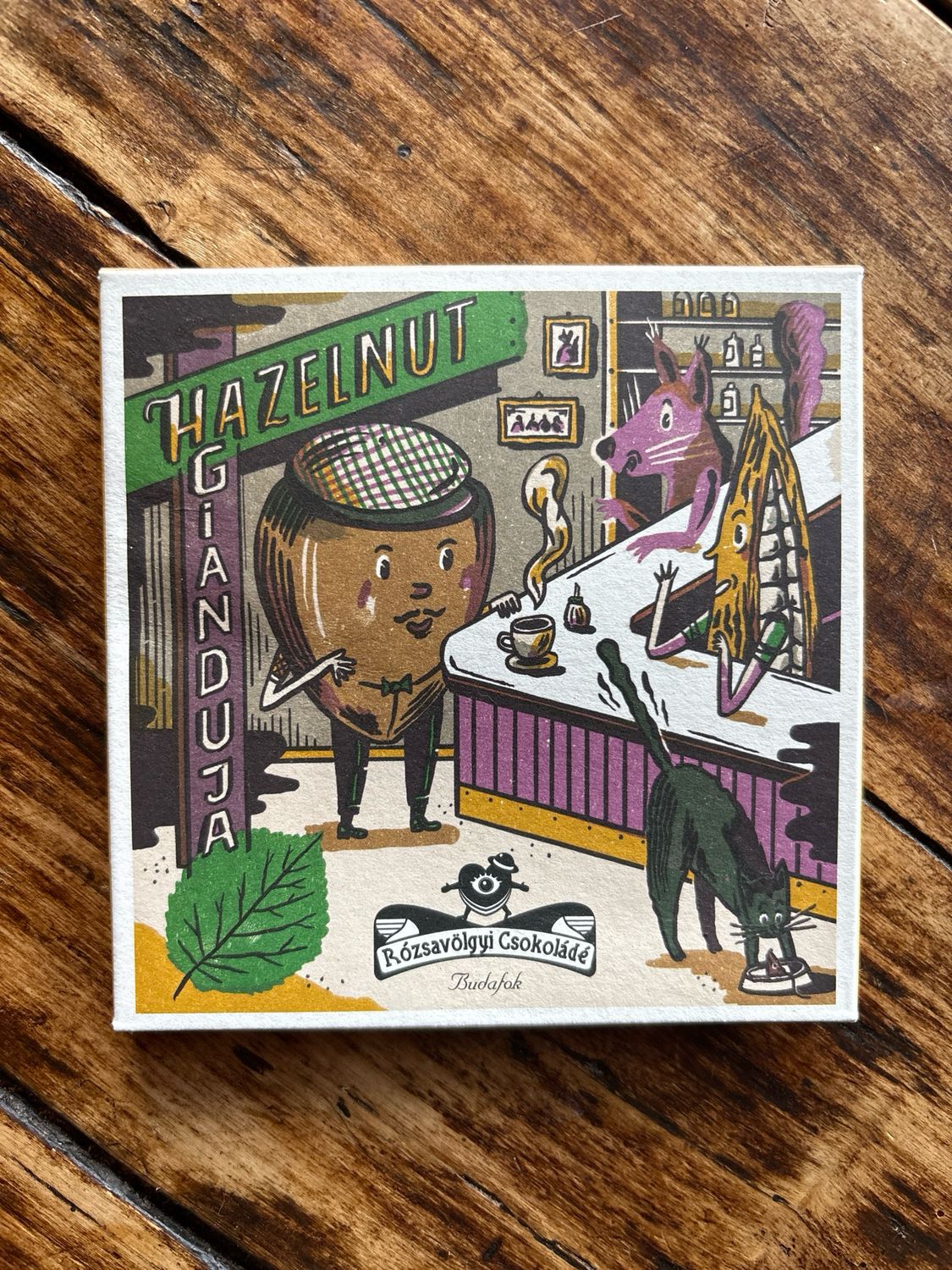 Rozsavolgyi Gianduja Bar  w/ Hazelnut Paste