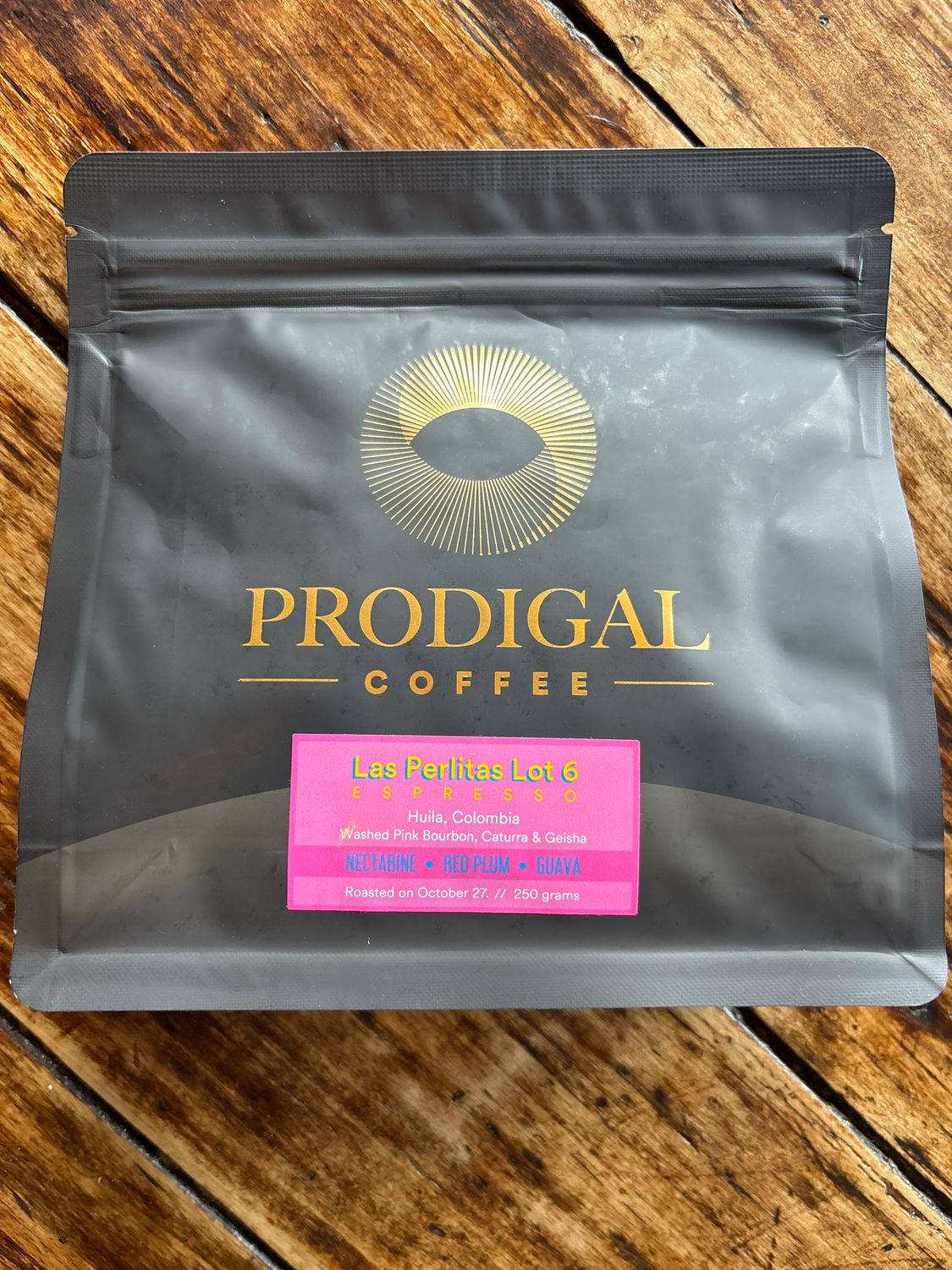 Prodigal Coffee, Las Perlitas Lot 6 Espresso Prodigal Coffee, Las Perlitas Lot 6 Espresso