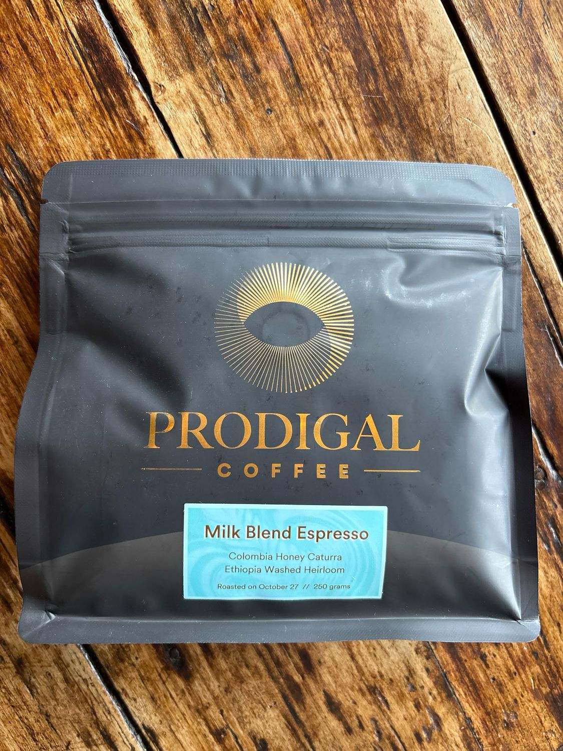 Prodigal Coffee, Milk Blend Espresso Prodigal Coffee, Milk Blend Espresso