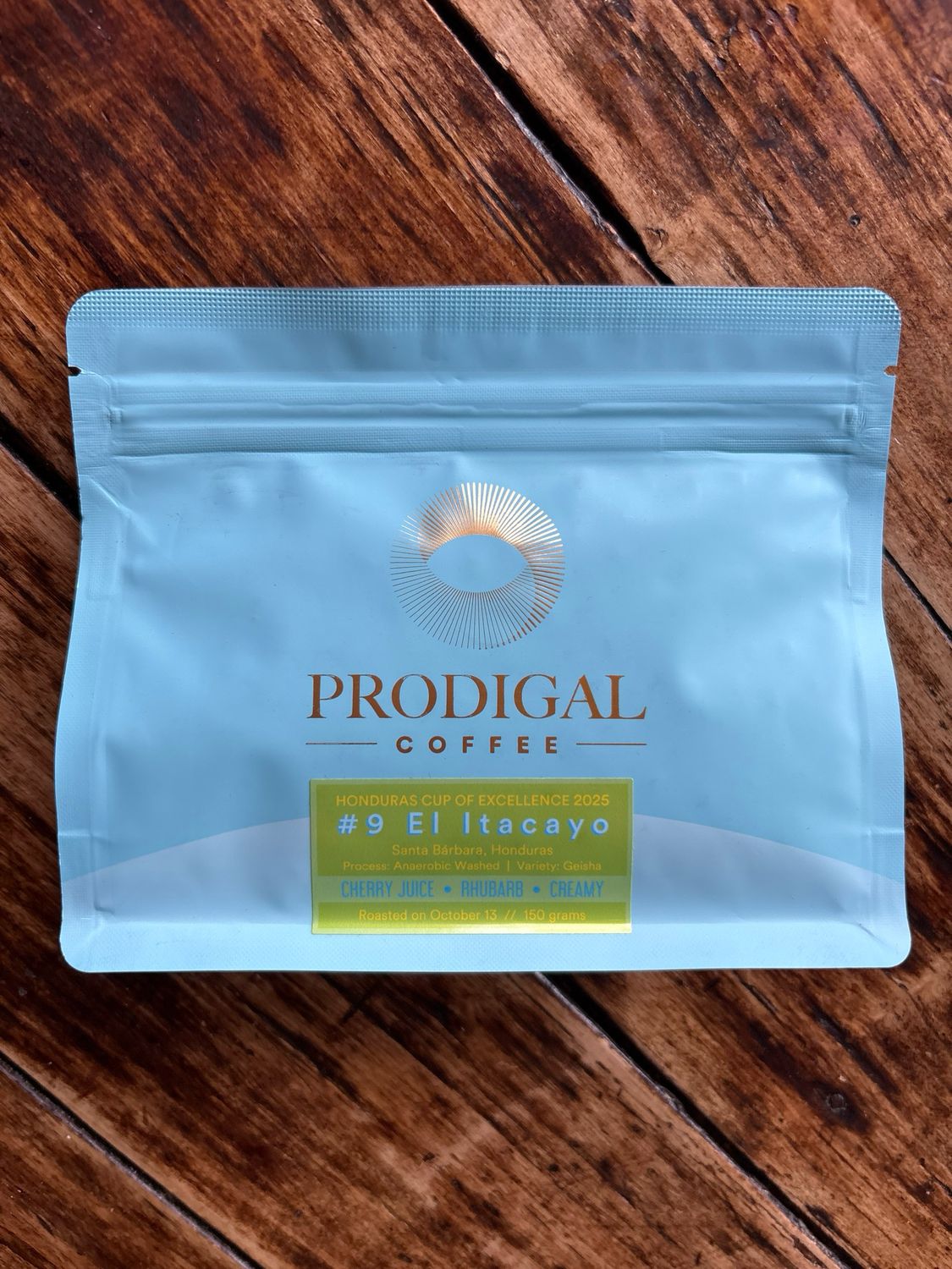 Prodigal Coffee, No. 9 El Itacayo Geisha Prodigal Coffee, No. 9 El Itacayo Geisha