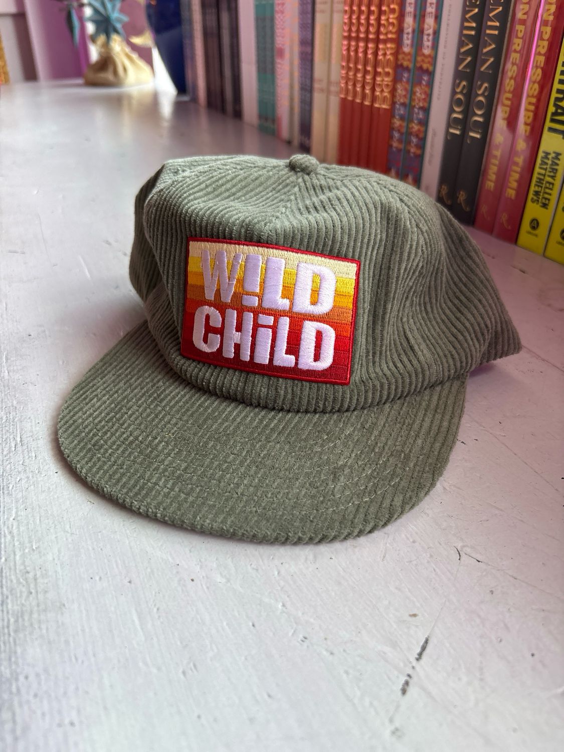 Wild Child Hat - Green Corduroy Wild Child Hat - Green Corduroy