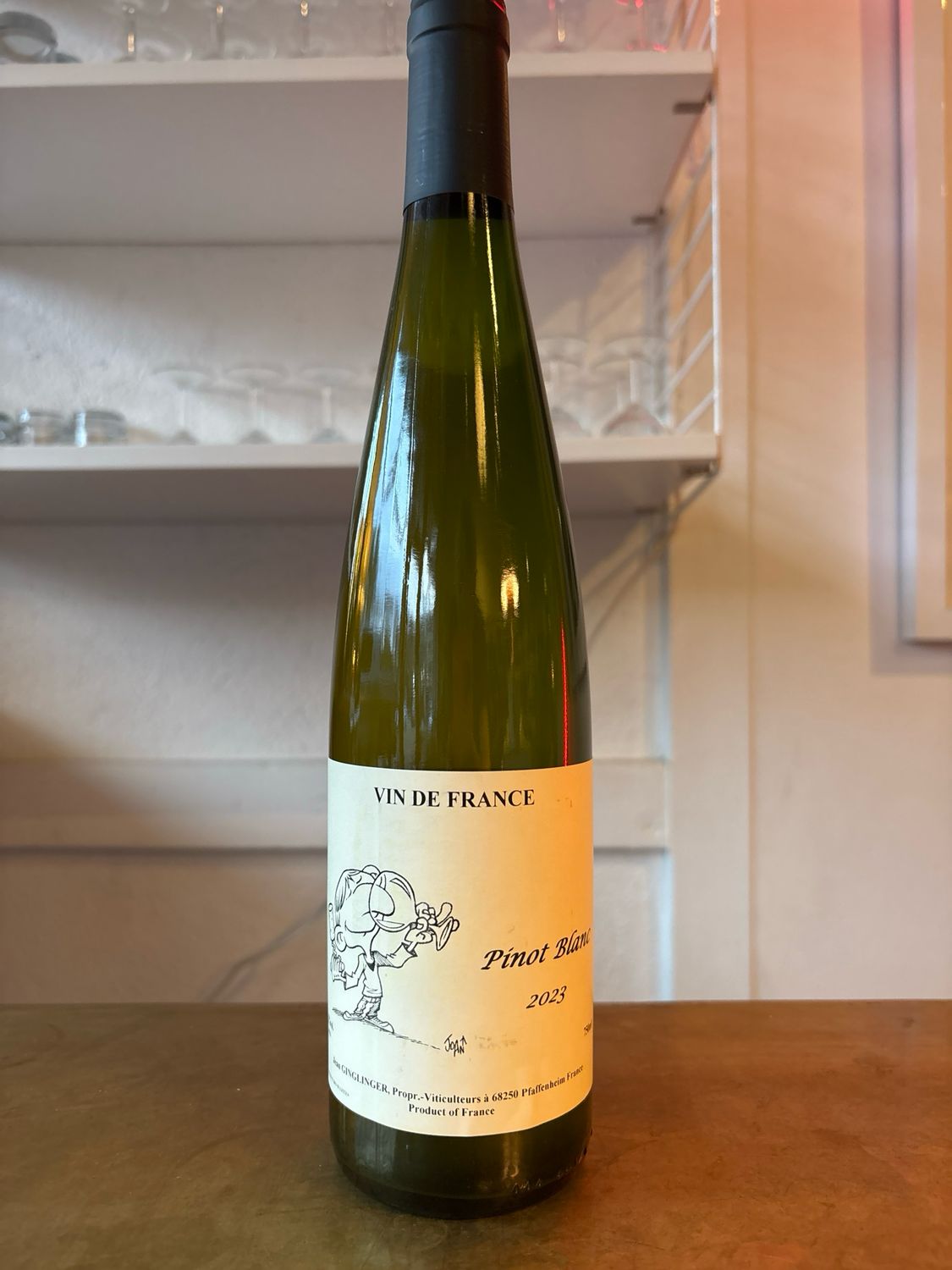 Jean-Francois Ginglinger, Pinot Blanc (2023) Jean-Francois Ginglinger, Pinot Blanc (2023)