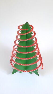 DESKTOP CHRISTMAS TREE- RED
