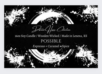 16oz Possible Signature Candle