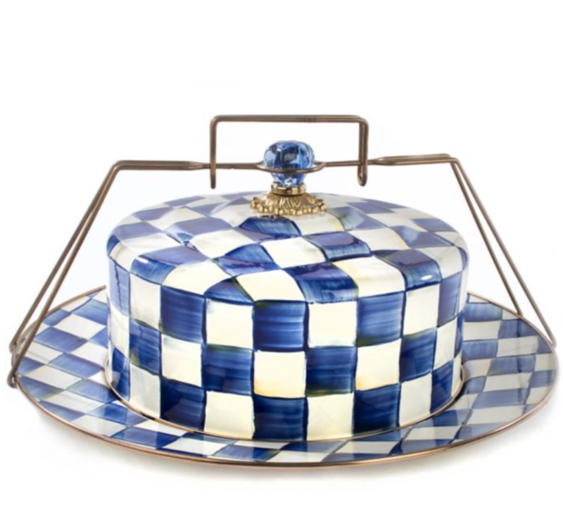 Royal Check Cake Carrier